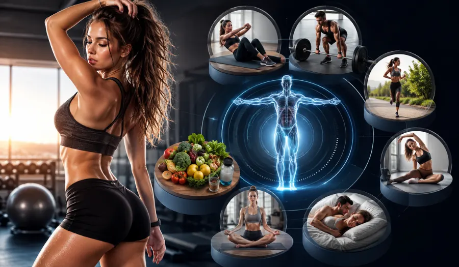 Fitness routine for active lifestyle at home Fitness routine for active lifestyle at home