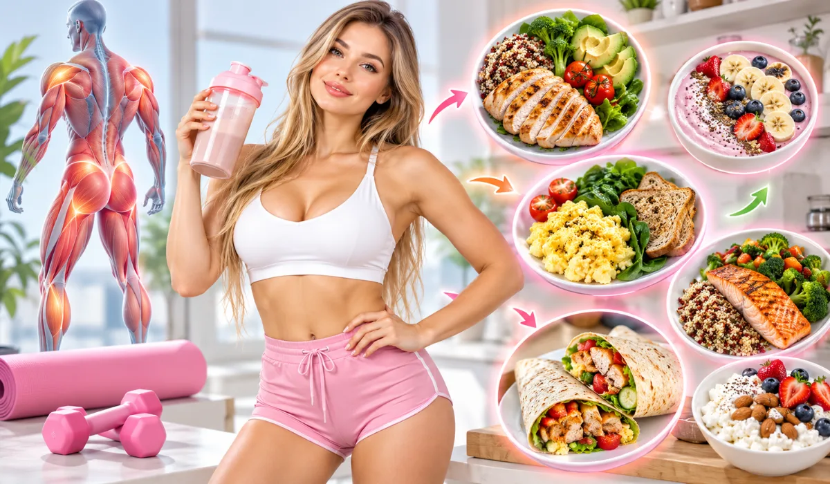 Easy protein meals after workout to build muscle